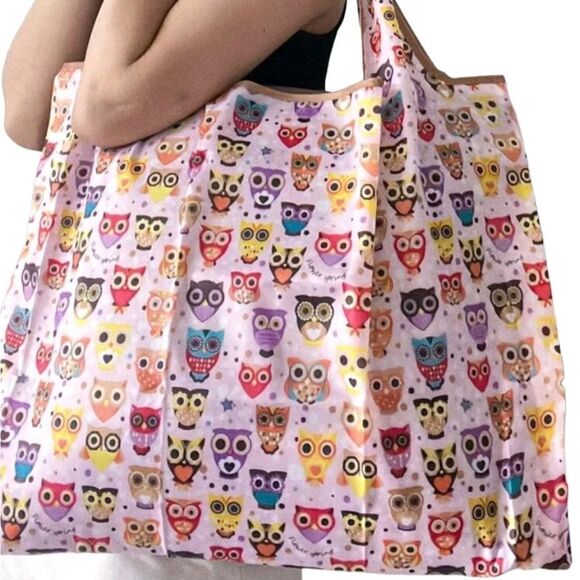 Colorful Owl 🦉 Print Tote - Picture 2 of 4